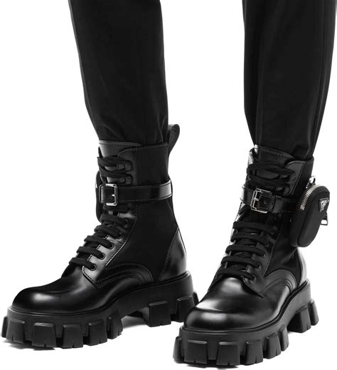 prada commando boots|prada ankle boots men's.